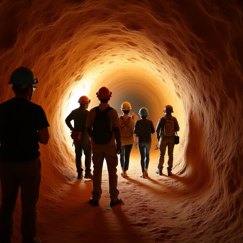 Guided opal mining tour in Coober Pedy